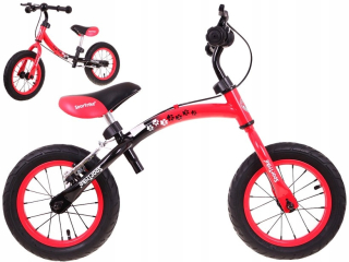 Ramiz Boomerang 12" balančný bicykel, červený
